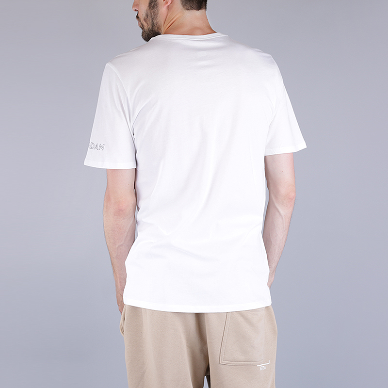 мужская белая футболка Jordan Retro 5 T-Shirt 864923-100 - цена, описание, фото 4